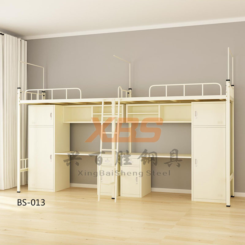 興百勝新(xīn)款公(gōng)寓鐵床 兩連兩人位公(gōng)寓床 顔色尺寸支持訂做